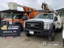 Altec AT200-A, Articulating & Telescopic Bucket mounted behind cab on 2011 Ford F450 Service Truck N