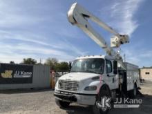 Altec AN55E-OC, Material Handling Bucket Truck rear mounted on 2014 Freightliner M2 106 Extended-Cab