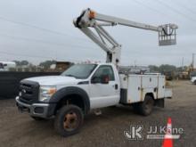 ETI ETC35S-NT, Articulating & Telescopic Bucket mounted behind cab on 2013 Ford F450 Service Truck R