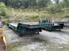 1995 Trail-Eze LP30T46 T/A Traveling Axle Trailer Weather Wood Decking, Rust Damage