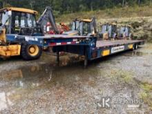 2014 Trail King TK80HT-482 T/A Traveling Axle/Dove Tail Trailer Rust Damage