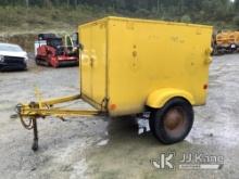 1957 Moore & Sons S/A Enclosed Utility Trailer Pump Condition Unknown, Rust Damage