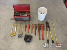 Toolbox & Miscellaneous Tools NOTE: This unit is being sold AS IS/WHERE IS via Timed Auction and is 
