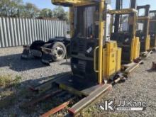 2003 Hyster R30XMA3 Stand-Up Forklift Unknown Red Tag, Buyer Must Load
