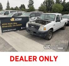 2008 Ford Ranger Extended-Cab Pickup Truck Not Running, Condition Unknown, Will Not Start, Engine Mi