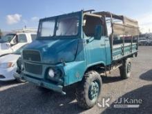1968 SIM MILITARY TRUCK Pickup Truck Not Running, Dried Out and Cracked Tires