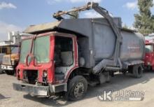 2005 Mack Frontloader Front Load T/A Trash Truck Not Running, Stripped of Parts, No Engine, No Trasn