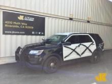 2016 Ford Explorer AWD Police Interceptor 4-Door Sport Utility Vehicle Runs & Moves, Interior Stripp