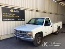 1999 Chevrolet K2500 Service Truck Runs & Moves, Oil Leak