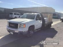 2009 GMC C3500HD Flatbed Truck Liensale Documents, Buyer Responsible For $77 In CA Registration Pena