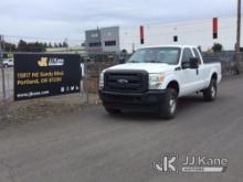 2012 Ford F250 4x4 Extended-Cab Pickup Truck Runs & Moves)(Low Tire Pressure Light On