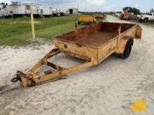 1992 Reid S/A Material Trailer Rust Damage, Bad Tires, No Jack, Unit Must Be Hauled) (FL Residents P