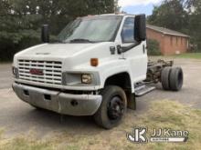 2006 GMC C5500 Cab & Chassis Runs) (Jump To Start, Does Not Move, Trans Condition Unknown, Multiple 