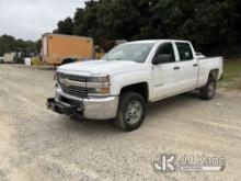 2015 Chevrolet Silverado 2500HD 4x4 Crew-Cab Pickup Truck Wrecked, Airbags Deployed, Condition Unkno