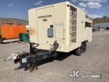 1997 Ingersoll Rand XP1200WCU Portable Air Compressor, trailer mtd Runs and Moves) (Jump to Start) (