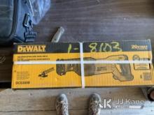 Dewalt Reciprocating Saw NOTE: This unit is being sold AS IS/WHERE IS via Timed Auction and is locat