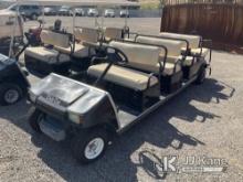 Club Car Golf Cart Golf Cart, Taxable Item Not Running, Condition Unknown, Cranks, Body Damage