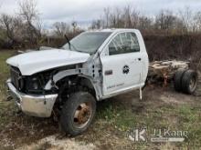(South Beloit, IL) 2012 Dodge Ram 5500 4x4 Cab & Chassis Not Running, Condition Unknown. Engine Apar