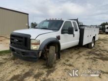2008 Ford F450 Extended-Cab Service Truck Runs & Moves