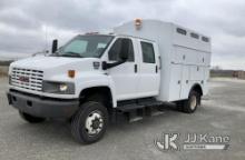 (Hawk Point, MO) 2009 GMC C5500 Crew-Cab Enclosed Utility Truck Runs and moves.