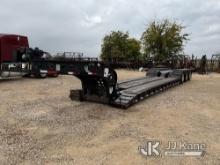 (Hutto, TX) 1998 Fontaine 50-Ton Tri-Axle Detachable Lowboy Trailer Will Pull, Road Worthy, Planks W