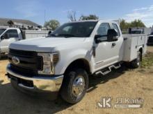 2019 Ford F350 4x4 Extended-Cab Mechanics Service Truck Runs, Moves, Operates