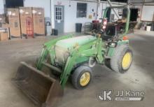 (Jefferson, IA) 1989 John Deere 855 Utility Tractor Loader, Co-op Owned Runs & Operates) (PTO Operat