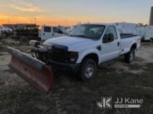 (South Beloit, IL) 2010 Ford F250 4x4 Pickup Truck Not Running, Condition Unknown, Parts Truck.  Bod