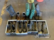 (Oklahoma City, OK) Steel Toe Boots & Rubber Boots NOTE: This unit is being sold AS IS/WHERE IS via