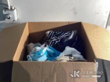 Box of assorted clothes. Various brands Used