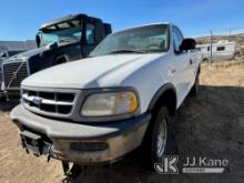 1997 Ford F150 4x4 Pickup Truck Not Running, Condition Unknown