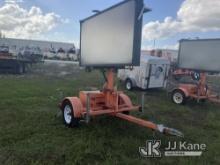 2015 Wanco Portable Message Board, trailer mtd (Municipally Owned) No Title) (Condition Unknown
