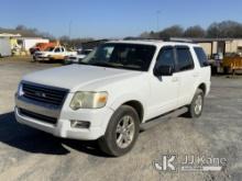 (Shelby, NC) 2010 Ford Explorer XLT 4x4 4-Door Sport Utility Vehicle Runs & Moves) (Jump to Start) (