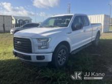 (Westlake, FL) 2016 Ford F150 4x4 Extended-Cab Pickup Truck Runs & Moves) (After Running For Period