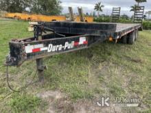 2007 Anderson Mfg DURA-PULL DPT82510T T/A Tagalong Equipment Trailer Towable) (Frame Rust) (FL Resid