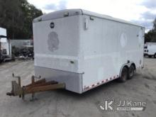 2004 Wells Cargo 12ft T/A Enclosed Cargo Trailer, Municipal owned Good condition, towable