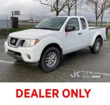 2016 Nissan Frontier 4x4 Extended-Cab Pickup Truck Runs & Moves, Bad Battery, Vehicle Shuts Off, Nee