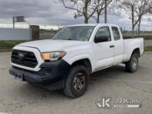 2018 Toyota Tacoma Extended-Cab Pickup Truck Runs & Moves, Damaged Windshield, Check Engine Light On