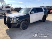 2016 Chevrolet Tahoe Police Package 4-Door Sport Utility Vehicle, City of Plano Owned Runs & Moves) 