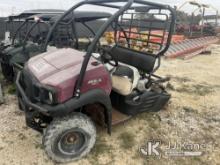 (Ingleside, TX) 2017 Kawasaki Mule SX All-Terrain Vehicle Not Running, Condition Unknown, Parts Miss