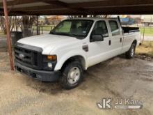 2008 Ford F350 Crew-Cab Pickup Truck Starts, Runs and Moves) (Check Engine Light Active