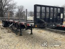 2014 Utility Trailer Manufacturer FS2CHS T/A High Flatbed Trailer Runs and Operates.