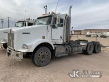 2015 Kenworth T800 T/A Truck Tractor Starts, Will Not Stay Running, Not Moving. Body Damage, Check E