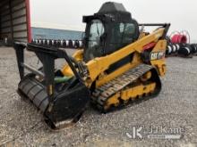 2019 Caterpillar 299D2 XHP Tracked Skid Steer Loader, Enclosed Cab with A/C & Heat Runs & Operates) 