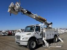 Altec DM47B-TR, Digger Derrick rear mounted on 2016 Freightliner M2 106 Utility Truck Runs, Moves & 