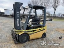 2010 Jungheinrich EPC5000, 4,870# Solid Tired Forklift Not Running, Condition Unknown, Missing Batte