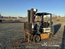 Komatsu FG30SG11, 5,200# Solid Tired Forklift Not Running, Condition Unknown