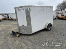 2019 Eagle S/A Enclosed Cargo Trailer, Model 6x10SA Body Damage, Missing Jack Stand