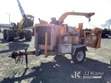 2008 Bandit 200 XP Chipper (12in Disc) No Title) (Runs & Operates) (Engine Mounting Beam Cracked, Bo