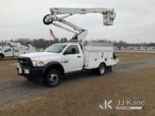 Altec AT40G, Articulating & Telescopic Bucket Truck mounted behind cab on 2015 Ram 5500 4x4 Service 